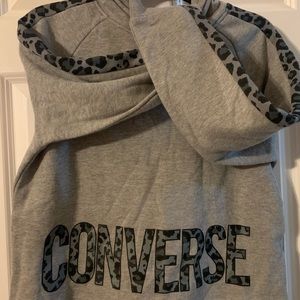 CONVERSE CROP HOODIE